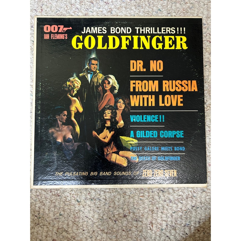 James Bond Thrillers Goldfinger Vinyl LP Zero Zero Seven Band Somerset SF-23200